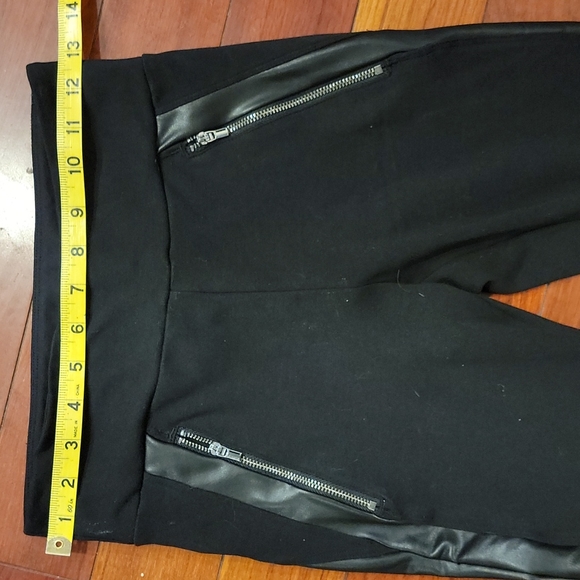 Athleta Siena Ankle Pants Faux Leather  Size 4 - Picture 7 of 16